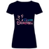 Team Drinkerbell - V-Neck Damenshirt Deep Navy