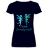 Team Drinkerbell - Prinzessin Aquarell - V-Neck Damenshirt Deep Navy
