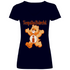 Tequila Bärchi - Glücksbärchi - V-Neck Damenshirt Deep Navy