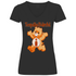 Tequila Bärchi - Glücksbärchi - V-Neck Damenshirt Black