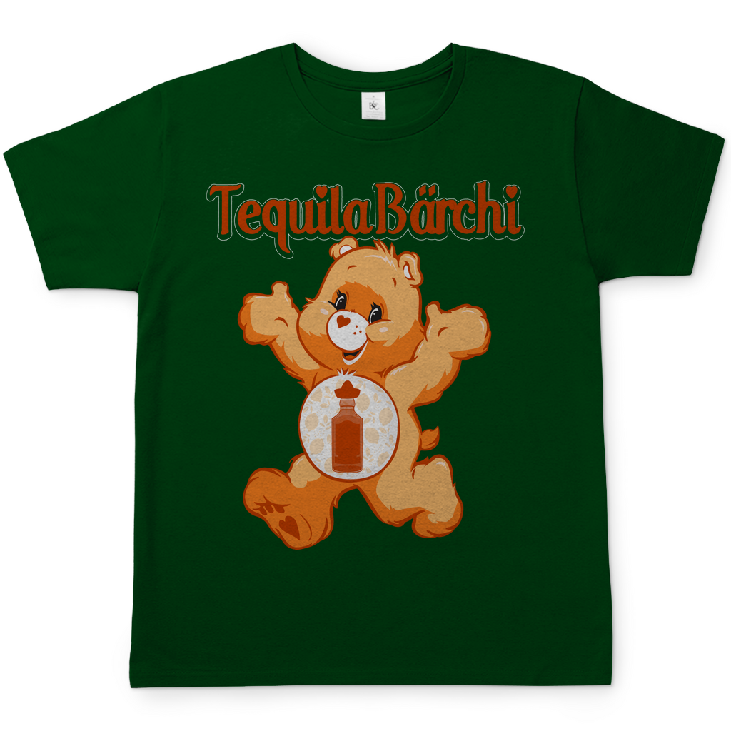 Tequila Bärchi - Glücksbärchi - Herren Shirt Bottle Green