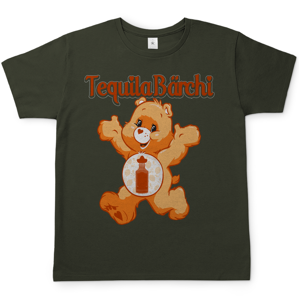 Tequila Bärchi - Glücksbärchi - Herren Shirt Urban Khaki