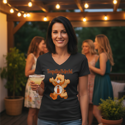 Tequila Bärchi - Glücksbärchi - V-Neck Damenshirt