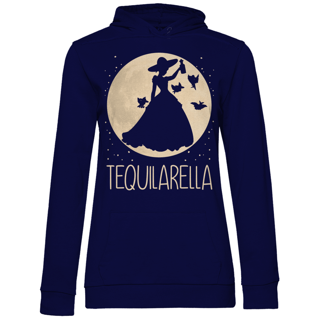 Mond Prinzessin - Tequilarella - Damen Hoodie Navy Blue