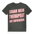 Sogar mein Therapeut hat aufgegeben - Herren Premium Bio T-Shirt Millennial Khaki