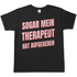 Sogar mein Therapeut hat aufgegeben - Herren T-Shirt Black
