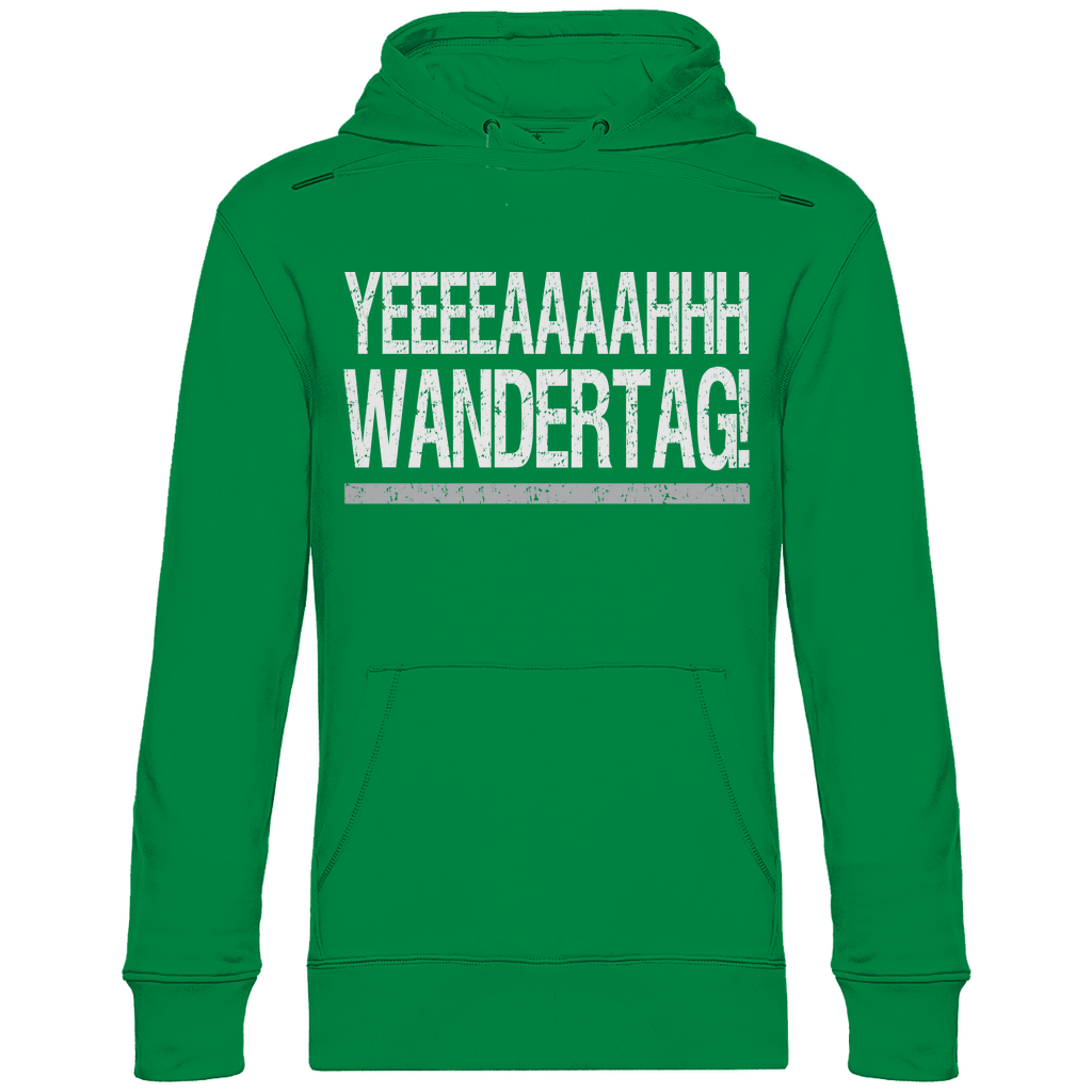 YEEEAH Wandertag! - Unisex Hoodie Kelly Green