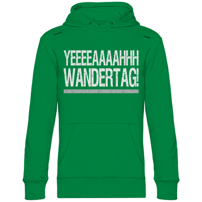 YEEEAH Wandertag! - Unisex Hoodie Kelly Green