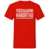 YEEEAH Wandertag! - Herren V-Neck Shirt Red