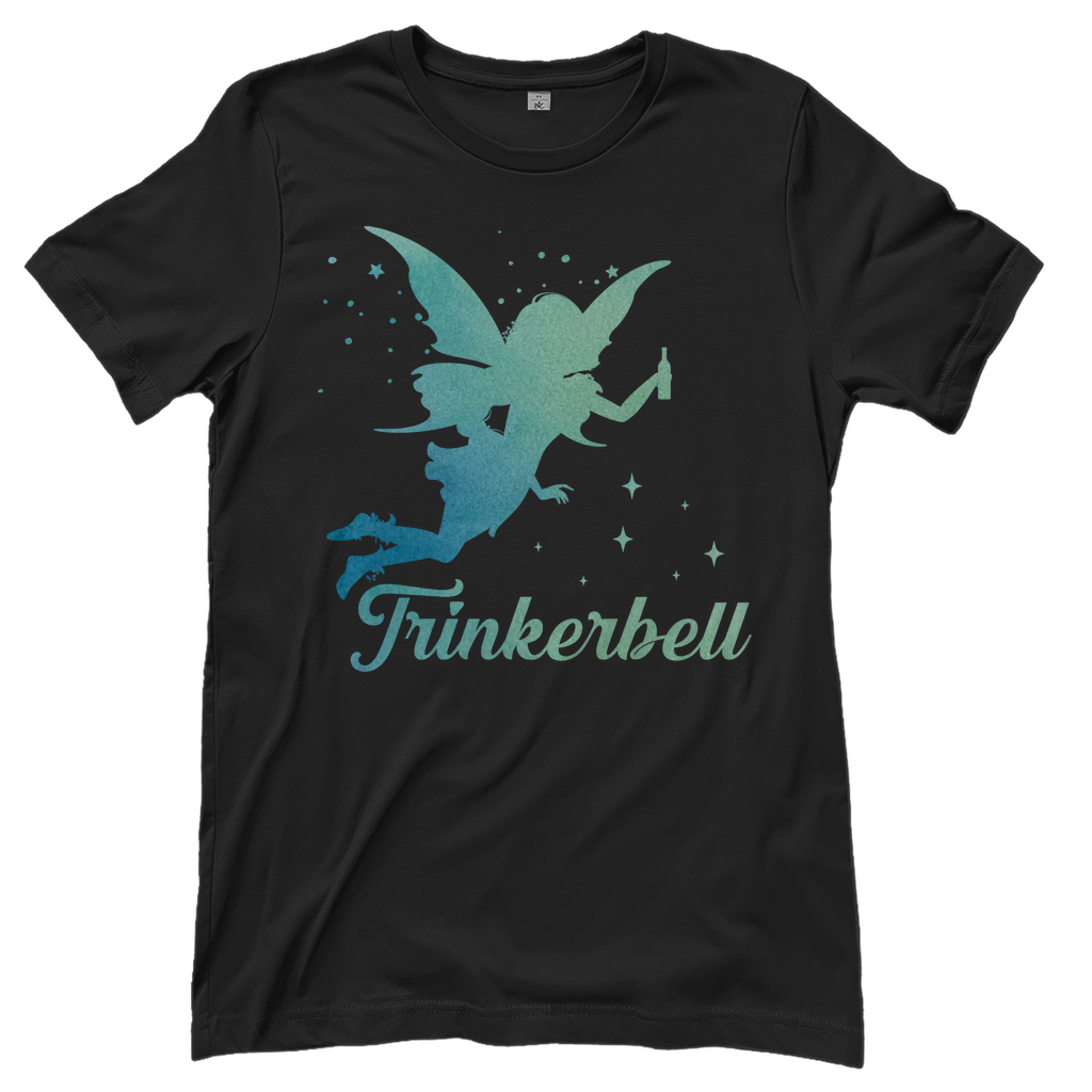 Trinkerbell - Prinzessin Aquarell - Damenshirt Black