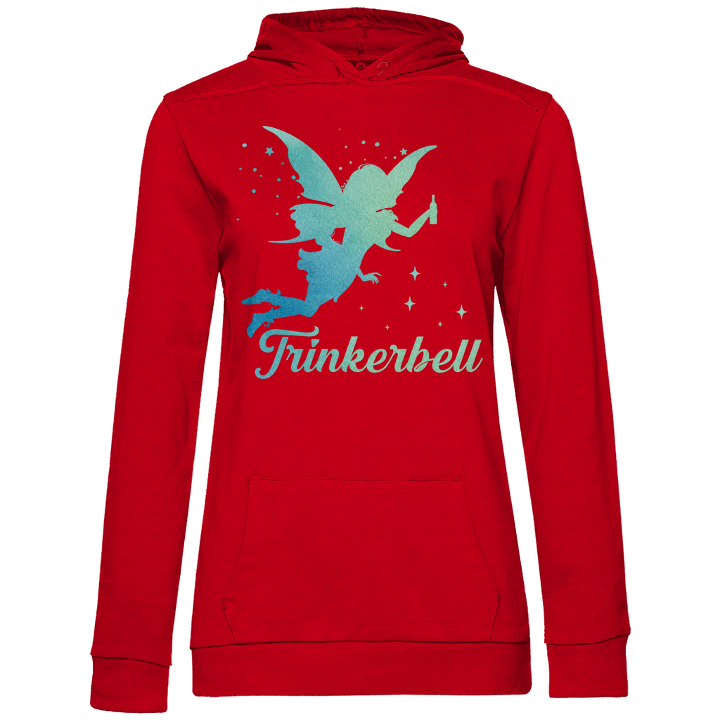 Trinkerbell - Prinzessin Aquarell - Damen Hoodie Red