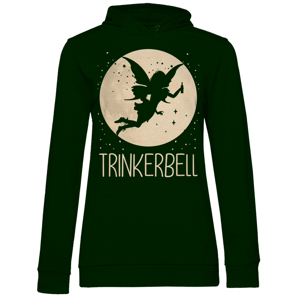 Mond Prinzessin - Trinkerbell - Damen Hoodie Forest Green