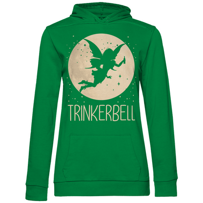 Mond Prinzessin - Trinkerbell - Damen Hoodie Kelly Green