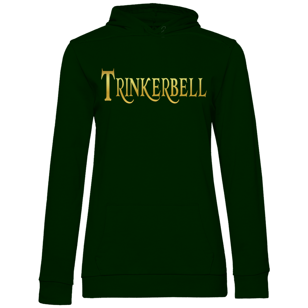 Trinkerbell - Prinzessin Gold - Damen Hoodie Forest Green