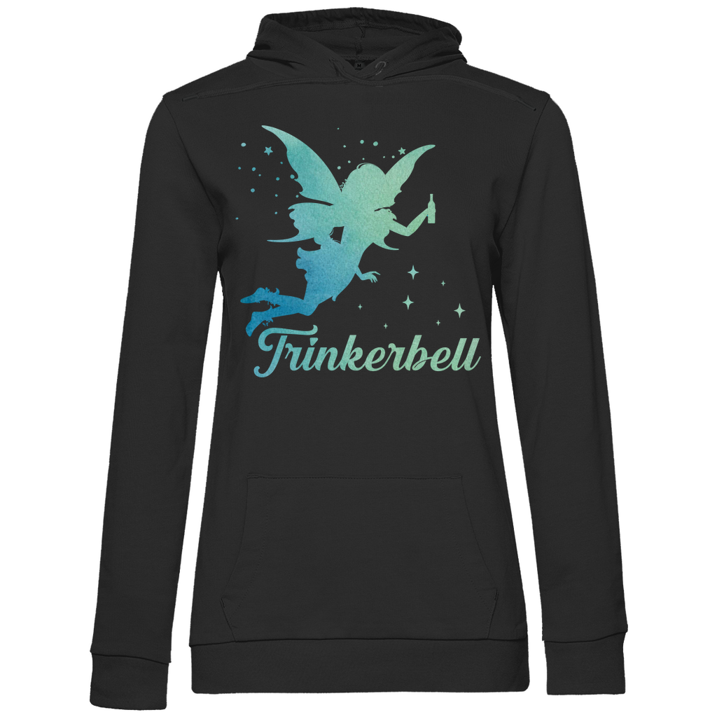Trinkerbell - Prinzessin Aquarell - Damen Hoodie Black