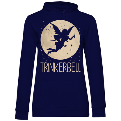Mond Prinzessin - Trinkerbell - Damen Hoodie Navy Blue