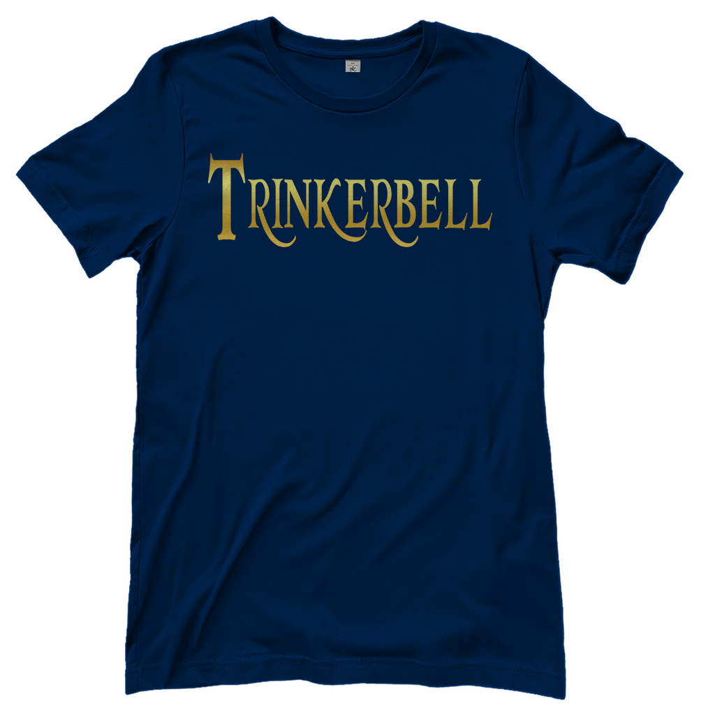 Trinkerbell - Prinzessin Gold - Damenshirt Navy