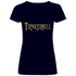 Trinkerbell - Prinzessin Gold - V-Neck Damenshirt Deep Navy