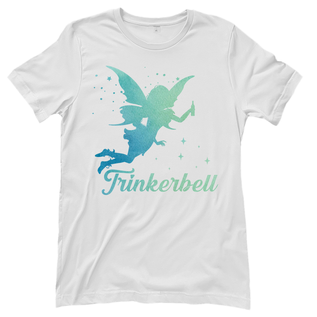 Trinkerbell - Prinzessin Aquarell - Damenshirt White