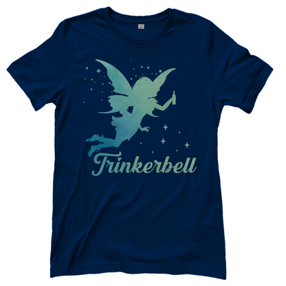 Trinkerbell - Prinzessin Aquarell - Damenshirt Navy