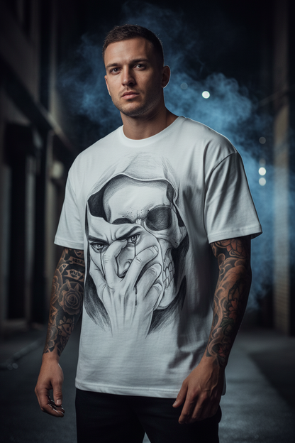 Jack &amp; Jones Oversize Tränen Des Todes Herren T-Shirt