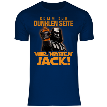 Komm zur dunklen Seite wir haben Jack Darth Vader - Herren Shirt Navy