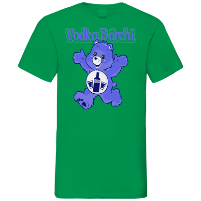Vodka Bärchi - Glücksbärchi - Herren V-Neck Shirt Kelly Green