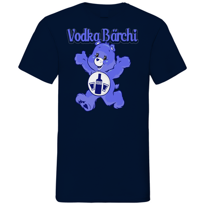 Vodka Bärchi - Glücksbärchi - Herren V-Neck Shirt Navy