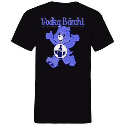 Vodka Bärchi - Glücksbärchi - Herren V-Neck Shirt Black