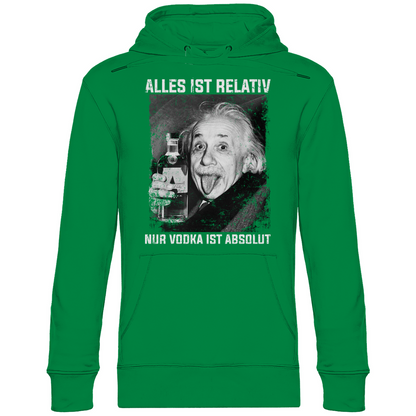 Alles ist relativ nur Vodka ist absolut - Unisex Hoodie Kelly Green