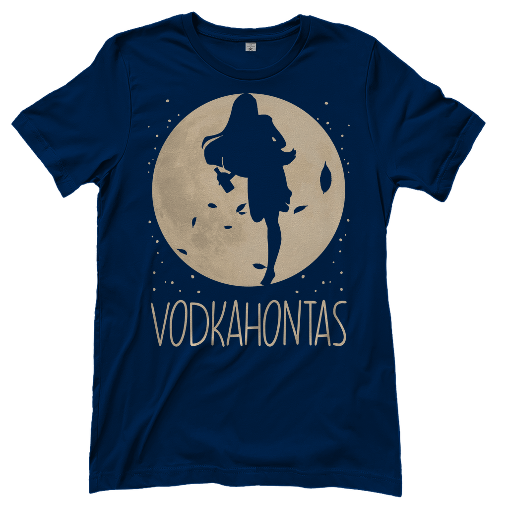 Mond Prinzessin - Vodkahontas - Damenshirt Navy