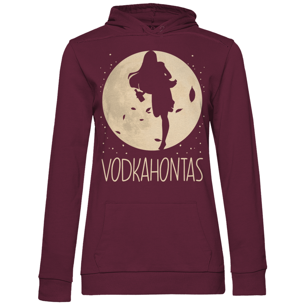 Mond Prinzessin - Vodkahontas - Damen Hoodie Wine