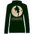 Mond Prinzessin - Vodkahontas - Damen Hoodie Forest Green