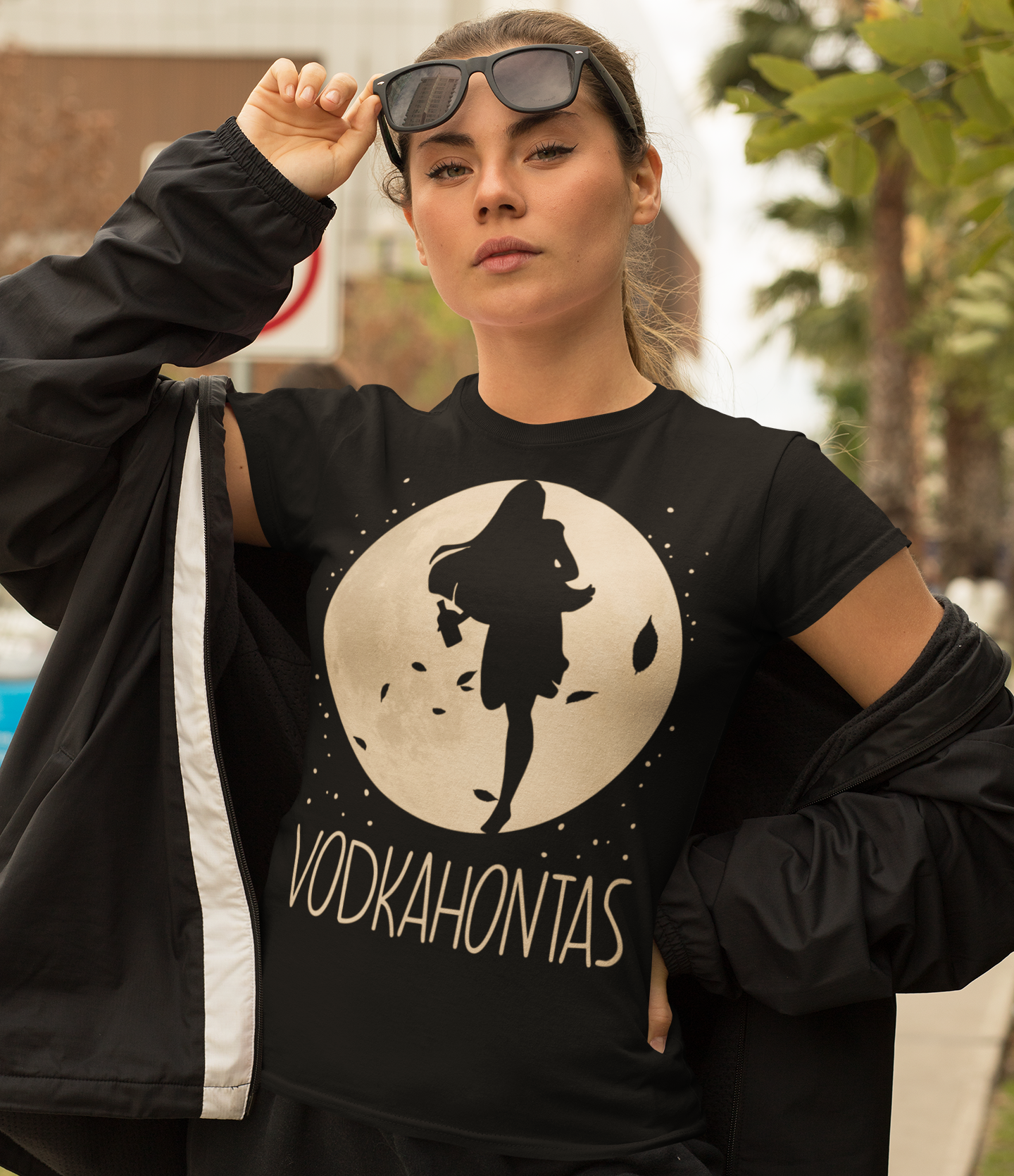 Mond Prinzessin - Vodkahontas - Damenshirt