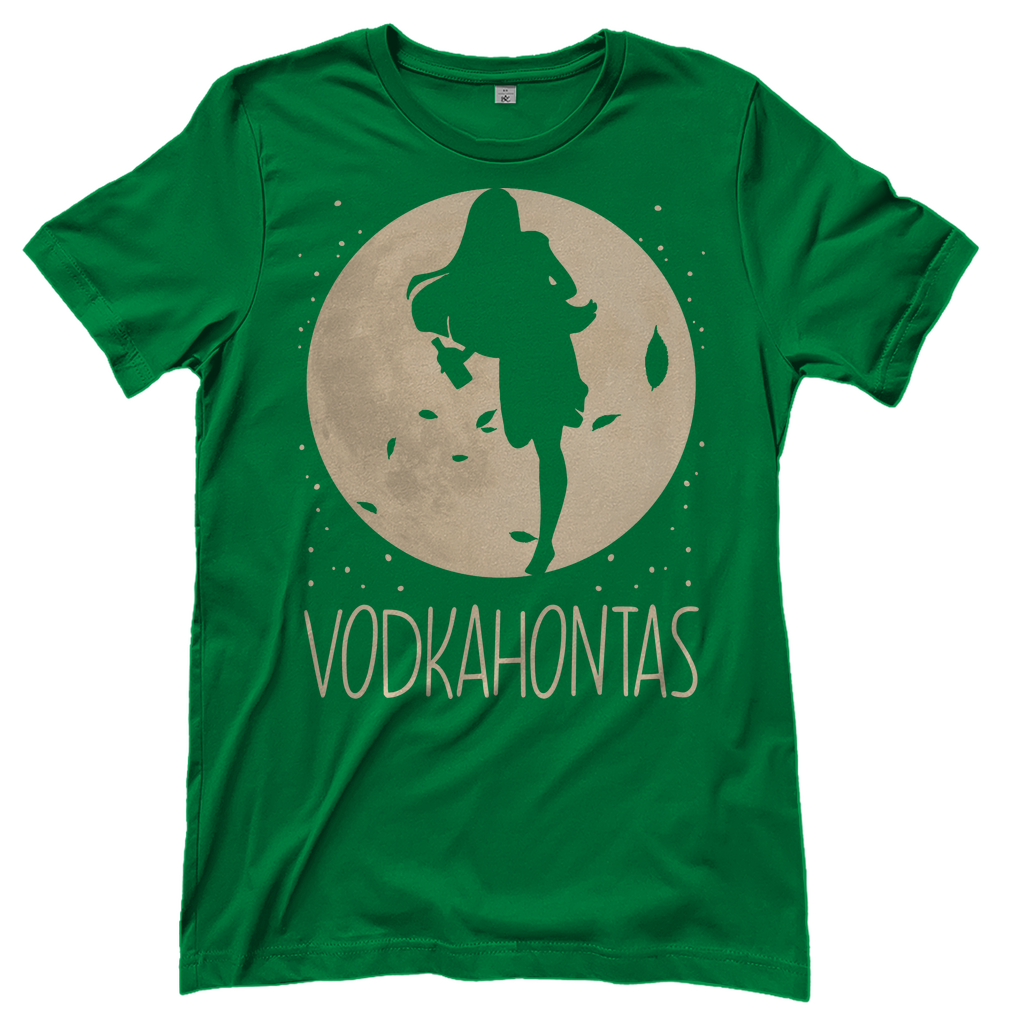 Mond Prinzessin - Vodkahontas - Damenshirt Kelly Green