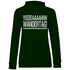 YEEEAH Wandertag! - Damen Hoodie Forest Green