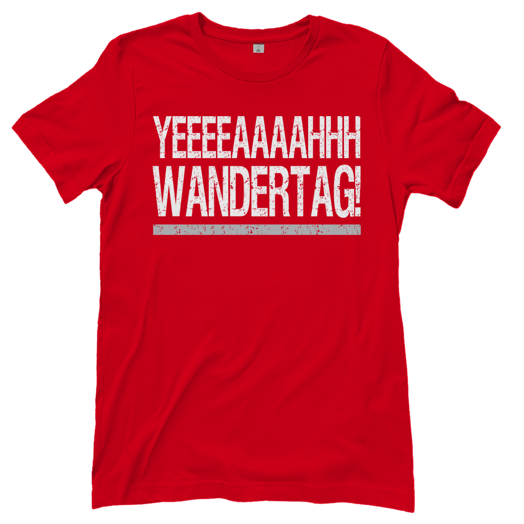 YEEEAH Wandertag! - Damenshirt Red
