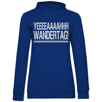 YEEEAH Wandertag! - Damen Hoodie Royal
