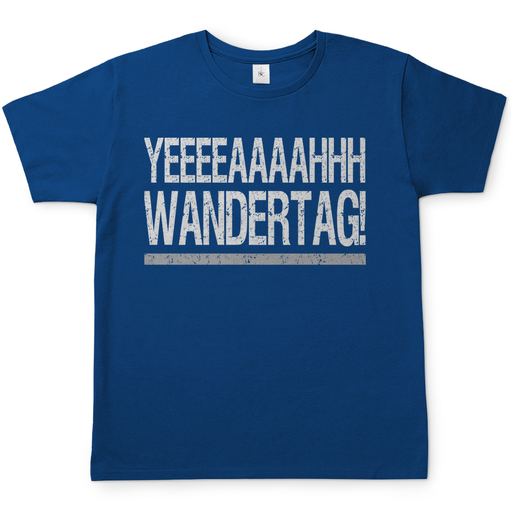 YEEEAH Wandertag! - Herren Shirt Royal Blue