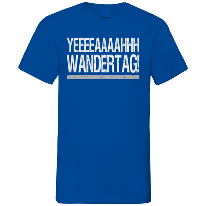 YEEEAH Wandertag! - Herren V-Neck Shirt Royal Blue