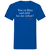 Was ist blau und stört bei der Arbeit - Herren V-Neck Shirt Royal Blue