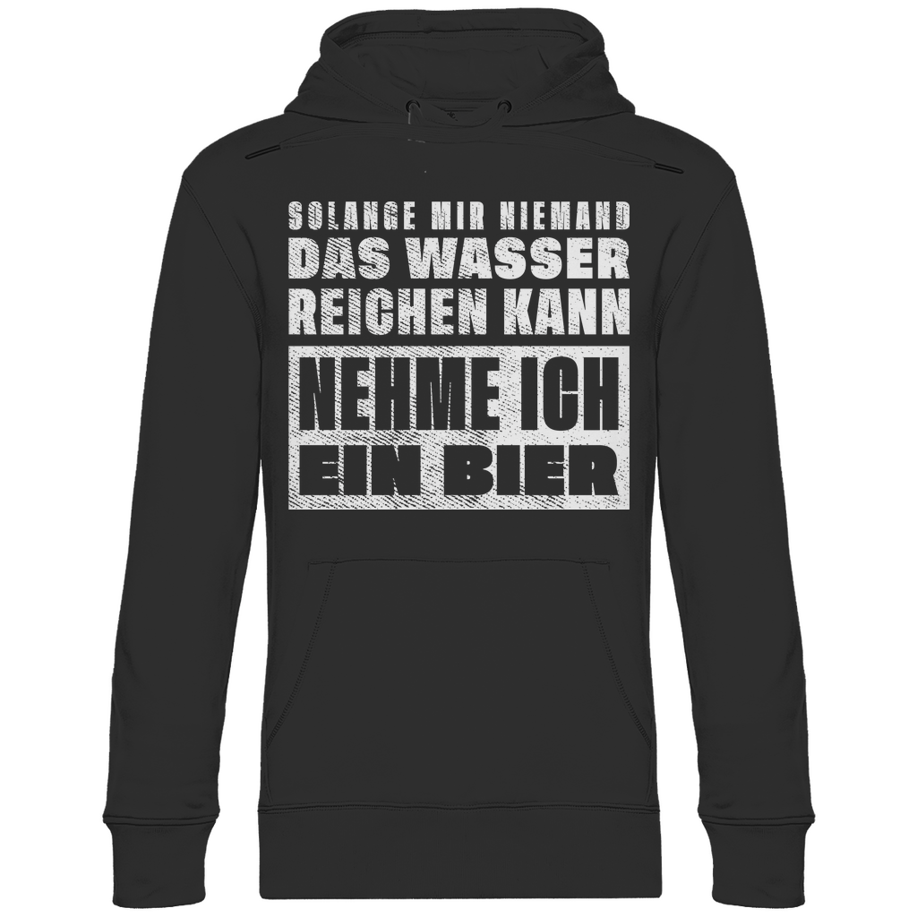 Nehme ich ein Bier - Unisex Hoodie Black