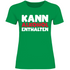 Kann Alkohol enthalten - Damenshirt Kelly Green