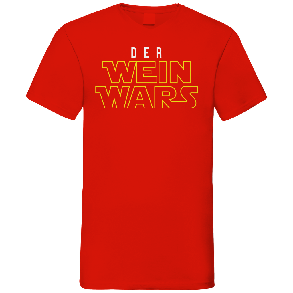 Der Wein Wars Star Wars - Herren V-Neck Shirt Red