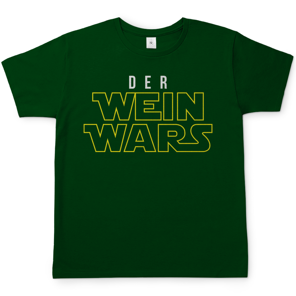 Der Wein Wars Star Wars - Herren Shirt Bottle Green