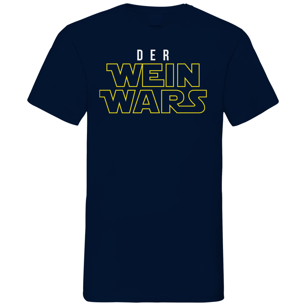 Der Wein Wars Star Wars - Herren V-Neck Shirt Navy