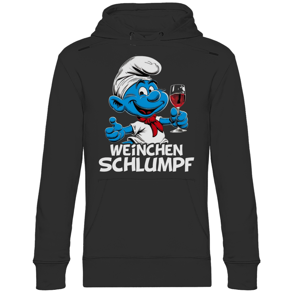 Weinchen Schlumpf Grafik - Unisex Hoodie Black
