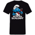 Weinchen Schlumpf Grafik - Herren V-Neck Shirt Black