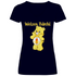 Weizen Bärchi - Glücksbärchi - V-Neck Damenshirt Deep Navy