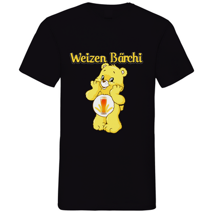 Weizen Bärchi - Glücksbärchi - Herren V-Neck Shirt Black
